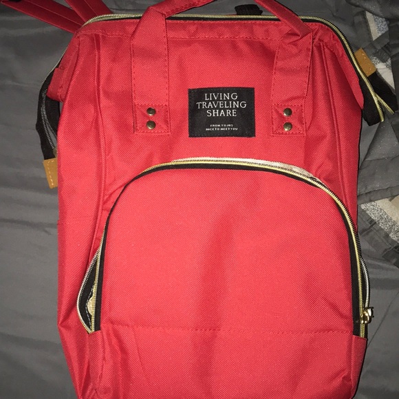 Backpack diaper bag
